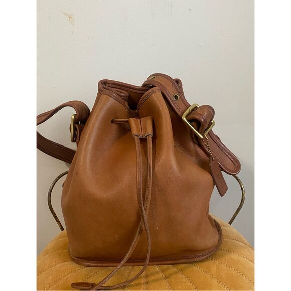 Vintage COACH 9952 Lula’s Legacy Crossbody Bag Old Coach Brown Leather - Picture 13 of 13